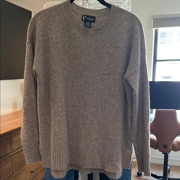 Bloomingdale's women's 100% cashmere Brown Sweater - Picture 1 of 1